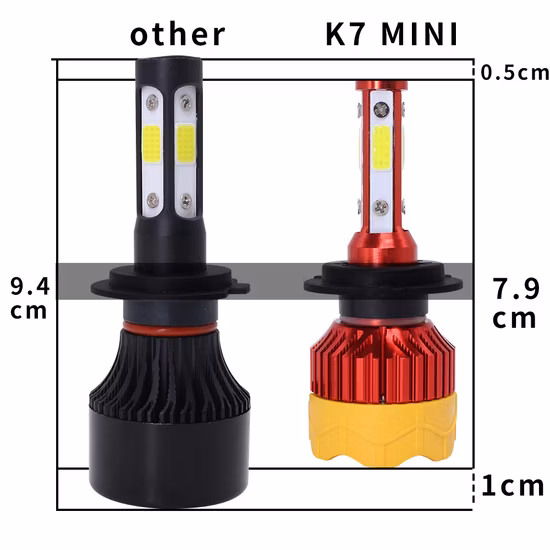 Lightech X3 H4 Autoscheinwerfer mit LED-Autolicht